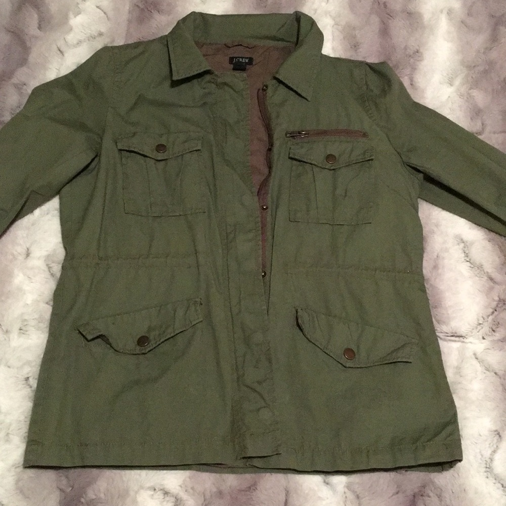Army Green J. Crew Jacket